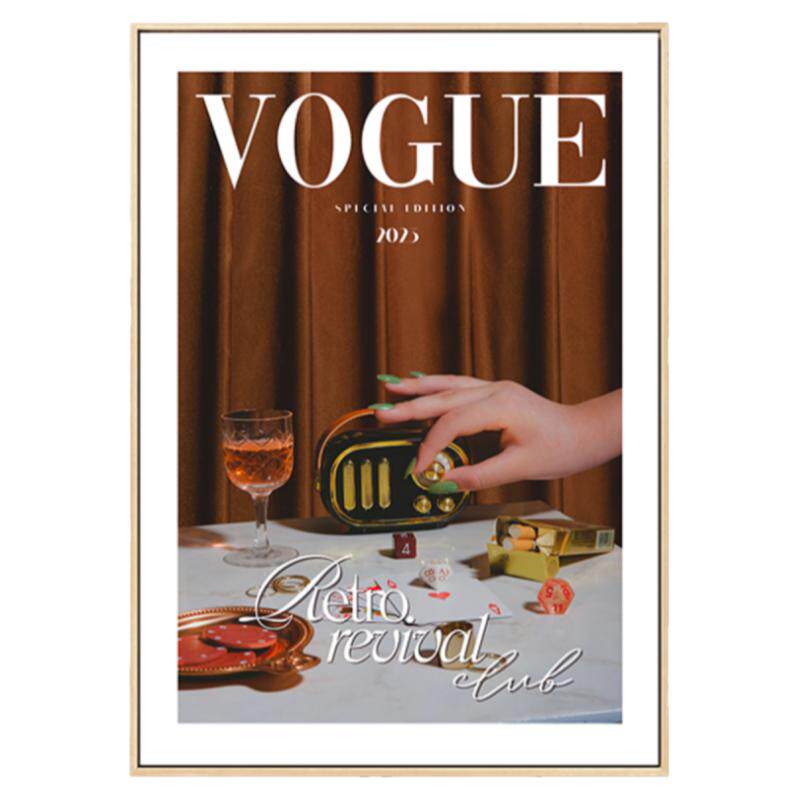 北欧时尚装饰画VOGUE海报挂画
