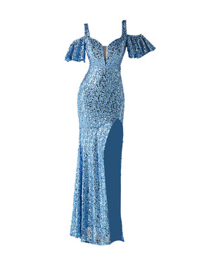 晚礼服女重工blingbling轻奢小众