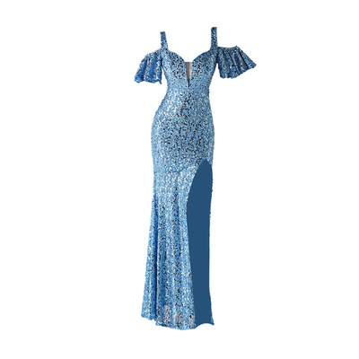 晚礼服女重工blingbling轻奢小众