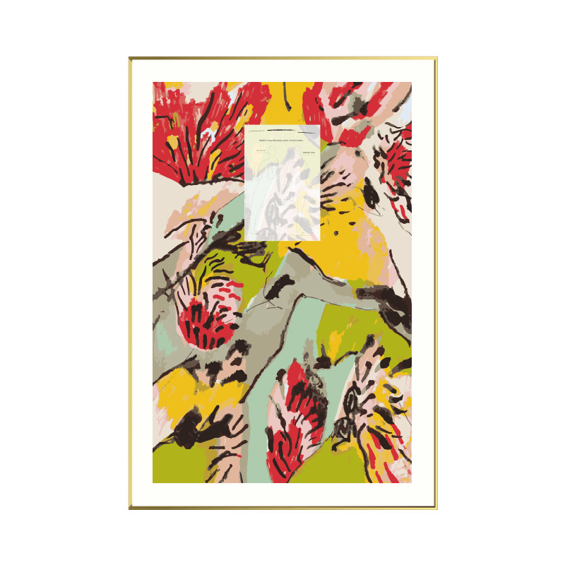 简欧印季客餐厅中古怀旧摆画
