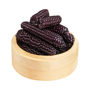 西双版纳新鲜拇指小玉米婴儿辅食手指玉米早餐紫玉米宝宝黑糯玉米