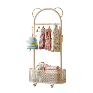 衣架落地卧室家用挂衣架可移动晾衣架室内衣服架子床边简易衣帽架