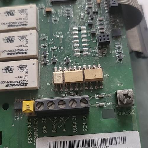 ABB变频器主板OMIO-01拆机功能好55kw.