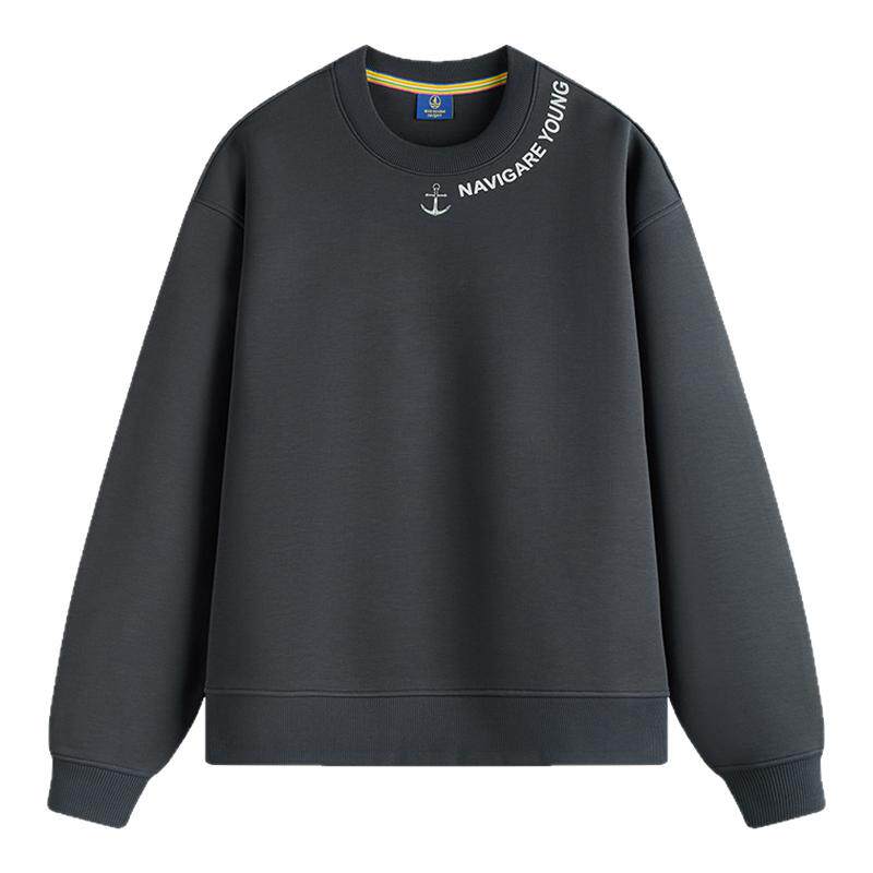 NAVIGARE意大利小帆船宽松圆领卫衣男26春季新款休闲套头打底衫