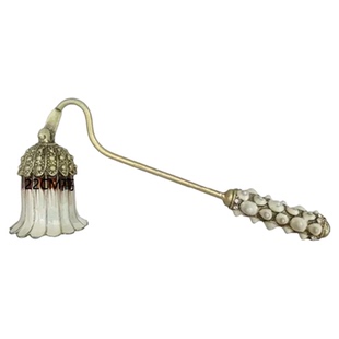 SilentWind寂风欧式复古珐琅彩香薰蜡烛灭烛铃灭烛罩手持长柄装饰