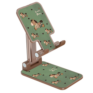 复古小马手机支架桌面2026新款马年可旋转手机架平板ipad通用可爱伸缩支撑架可调节升降直播拍摄懒人网红爆款