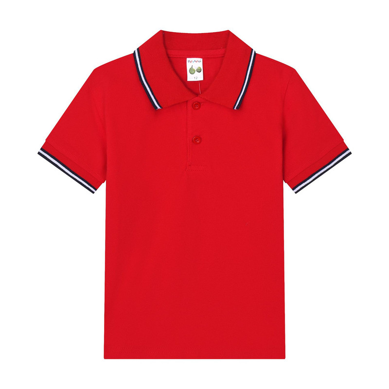 儿童夏季校服POLO领T恤