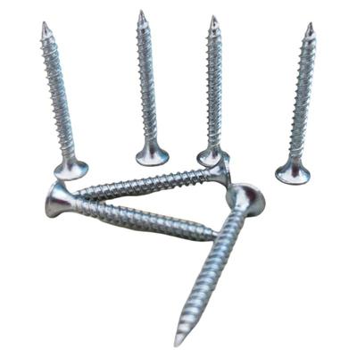 高强度沉头沉头十字银白色干壁钉