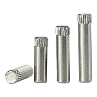 304不锈钢滚花销钉圆柱销连接杆定位销轴 M1.5M2M2.5M3M4M5M6M8