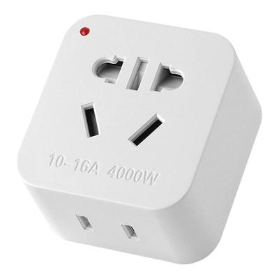 4000W大功率10A转16A空调插座转换器大三孔转小三孔插排转换接头