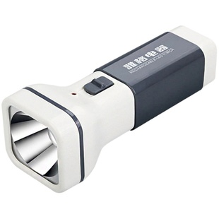 【雅格正品】耐用续航王手电筒家用直插充电强光小型超亮照明户外