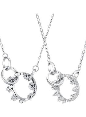 DH7皇冠项链男/女锁骨链铜