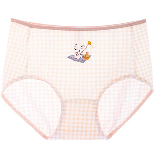 百伶百俐2025新款少女内裤女生初中高中生学生中腰三角裤纯棉短裤