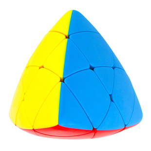 金字塔魔方三角粽子异形三阶五魔方镜面儿童学生比赛专用正品磁力