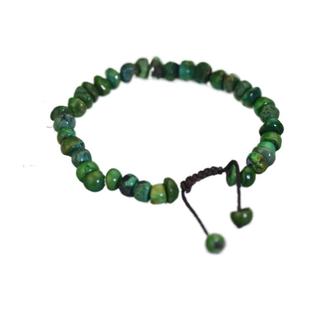 原矿天然绿松石 民族风原石打磨随行籽手链手串文玩玉石无优化diy