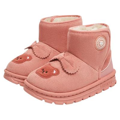 泰兰尼斯雪地靴冬季新款童鞋加绒保暖儿童靴子防滑软底女童棉鞋子