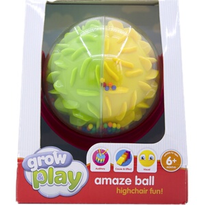 GROW PLAY amaze ball迷宫滚珠转球彩色走珠沙沙响婴幼儿感官玩具