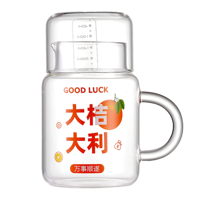 玻璃大容量水杯高硼硅耐热玻璃