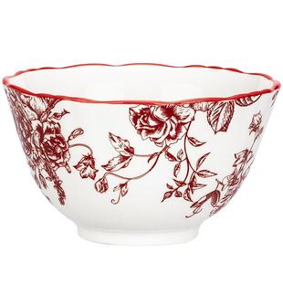 摩登主妇玫瑰假日中式餐具饭碗盘子家用2026新款瓷器结婚新婚礼品