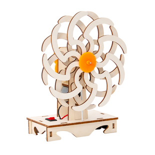 五年级科学小实验套装创新手工diy齿轮传动发明物理模型神奇之窗