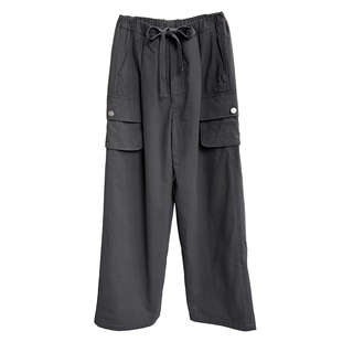 墙裂推荐!代工厂外D!加绒松紧腰休闲工装直筒裤女 MZ8086~JS