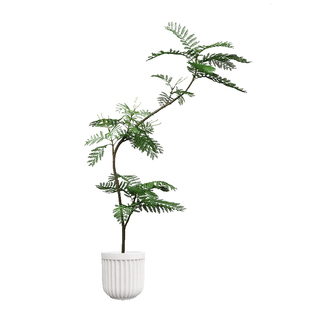 海虹仿真蓝花楹仿生假绿植物高端轻奢装饰室内客厅植物摆件景品