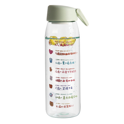 沃普水杯女大容量健身运动水壶学生便携耐高温夏塑料杯子2025新款