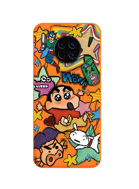 趣味小新适用华为mate30pro手机壳mate30保护套魅特30epro新款全包肤感5g版卡通por防摔mata情侣mate20硬壳4g