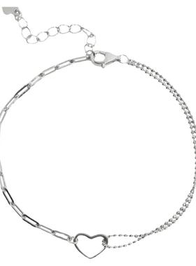 爱心手链ins小众设计轻奢精致