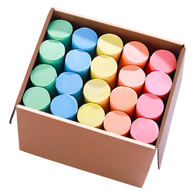 工地粉笔大号粗粉笔木材专用记号彩色粗粉笔加粗船用钢管划线标记大粉笔白色粉笔