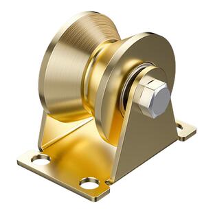 滑轮轨道轮u型v型轴承凹槽轮推拉门角铁轮小轮子重型导向轮定滑轮