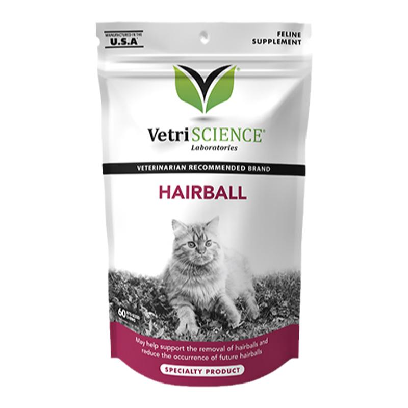 vetriscience化毛膏片化毛球片