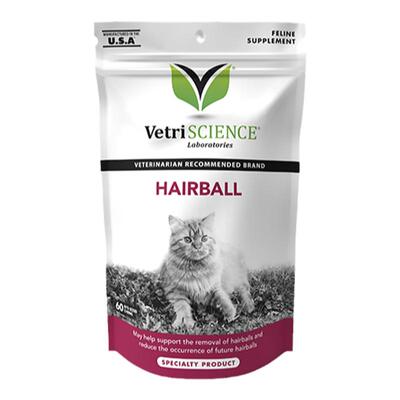 vetriscience化毛膏片化毛球片