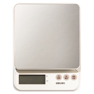 得力小型电子秤克称高精度厨房秤烘焙精准家用商用食物秤2025新款