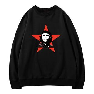 切格瓦拉卫衣圆领cccp男士潮流秋冬季外套长袖青年文化衫宽松上衣