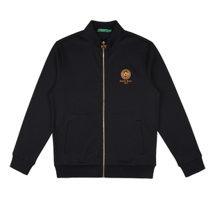 雷迪波尔男装夹克2025秋季新款立领纯色休闲内里磨绒偏厚卫衣外套