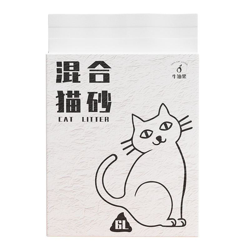 牛油果除臭快速结团清洁豆腐猫砂