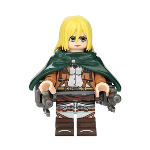 第三方进击的巨人韩吉尤弥艾伦耶格尔利威尔积木人仔拼装玩具手办