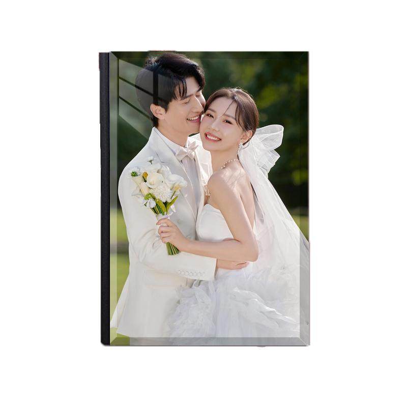 水晶相册定制照片书婚纱照制作高端影楼结婚照宝宝纪念册写真入册