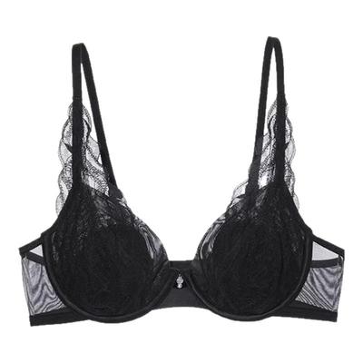 ubras内衣流流雾蕾丝兔耳杯背勾文胸舒适透气无钢圈胸罩性感蕾丝