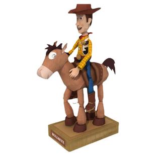 DIY手工3D折纸迪士尼玩具总动员牛仔伍迪动漫益智创意摆件纸模型