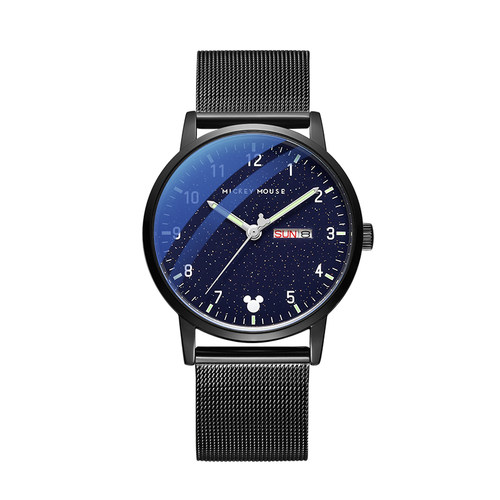 迪士尼手表男款学生初中高中男生新款青少年男士考试专用机械石英