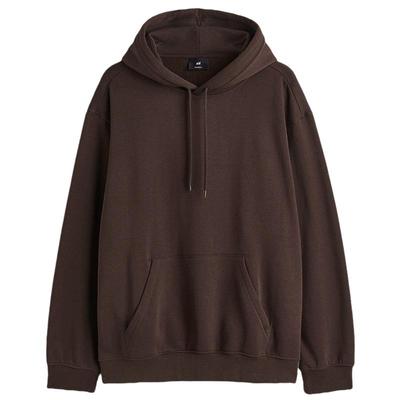 HM男装卫衣2025秋冬新款时尚休闲百搭宽松版型套头连帽衫0970819