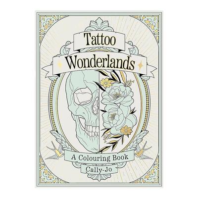 【预售】纹身涂鸦： 着色书英文儿童趣味进口原版外版书平装3岁-6岁Tattoo Wonderlands: A Colouring BookCally-JoLaurence King