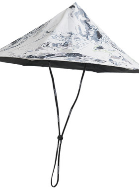 卡蒙帽子防晒帽头戴式斗笠帽轻便可折叠户外钓鱼帽登山遮阳帽夏季
