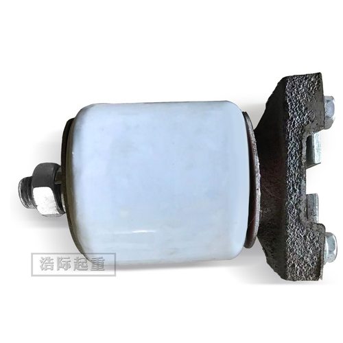 滑触线瓷瓶行车钢滑线线绝缘子组件瓷瓶体绝缘WX-01触滑瓷瓶支架