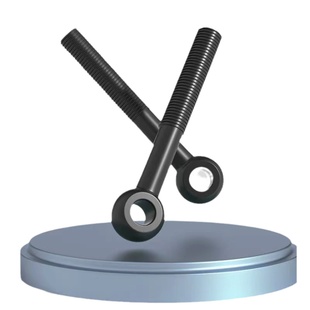 12.9级吊环螺丝全牙活节螺栓活结螺丝鱼眼螺栓高强度GB798 M6M36