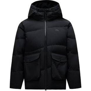 安踏六度芯面包羽绒服女款冬季新款短款连帽防泼水棉服休闲外套女