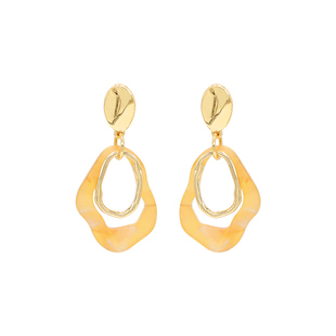 OSEWAYA耳夹高级大气时尚几何耳坠女韩国气质耳环无耳洞复古港风