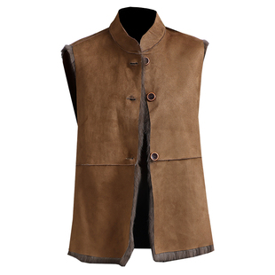 獭兔毛毛马甲女真毛背心2025冬新正品牌两面穿一体整皮草坎肩外套